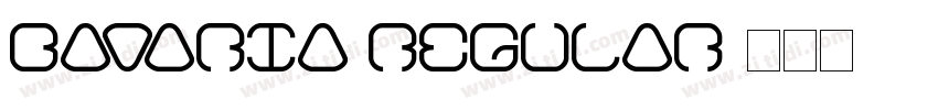 Bavaria Regular字体转换 Bavaria Regular字体转换